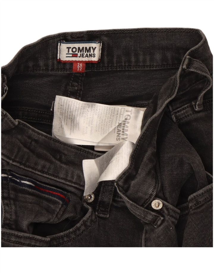 Damskie jeansy slim fit Tommy Hilfiger W26 L27 Czarna bawełna