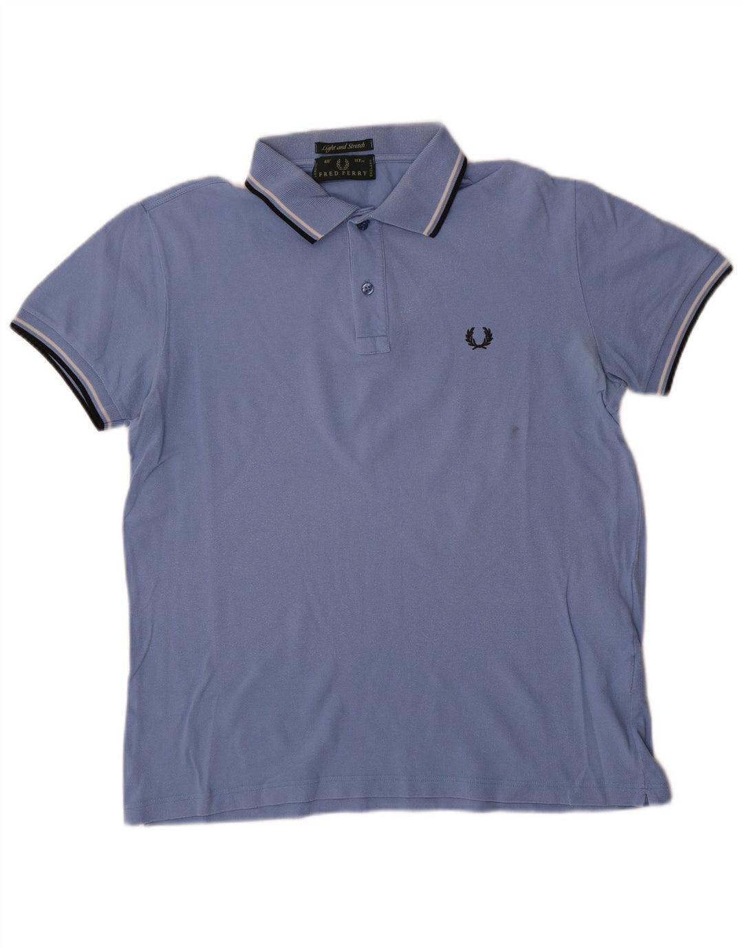 Męska lekka i elastyczna koszulka polo Fred Perry, duża niebieska