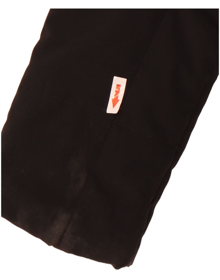 Damska wyściełana kurtka z kapturem Adidas UK 8 Mały czarny poliester