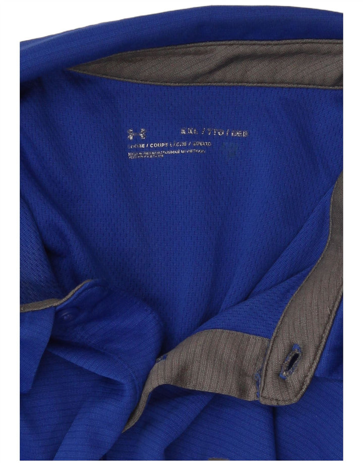 Męska koszulka polo UNDER ARMOUR 2XL niebieska