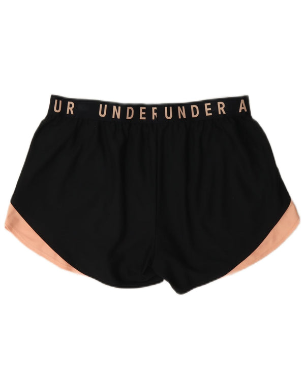 Damskie spodenki sportowe Under Armour Heat Gear Graphic UK 16, duże, czarne