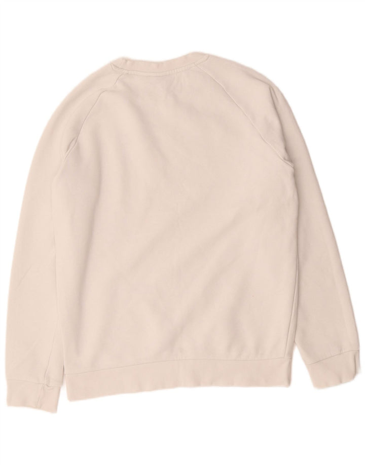 Adidas Męska Bluza Sweter Mała Biała Bawełna
