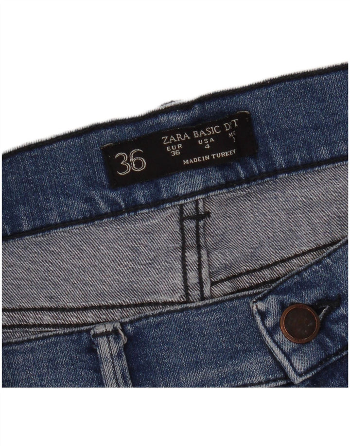 Damskie spodenki jeansowe ZARA EU 36 XS W26 niebieskie