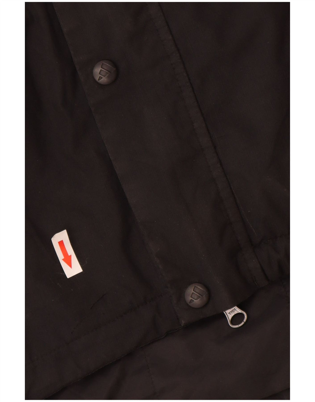 Męska kurtka wiatrówka Adidas z kapturem UK 40/42 Średni czarny poliamid