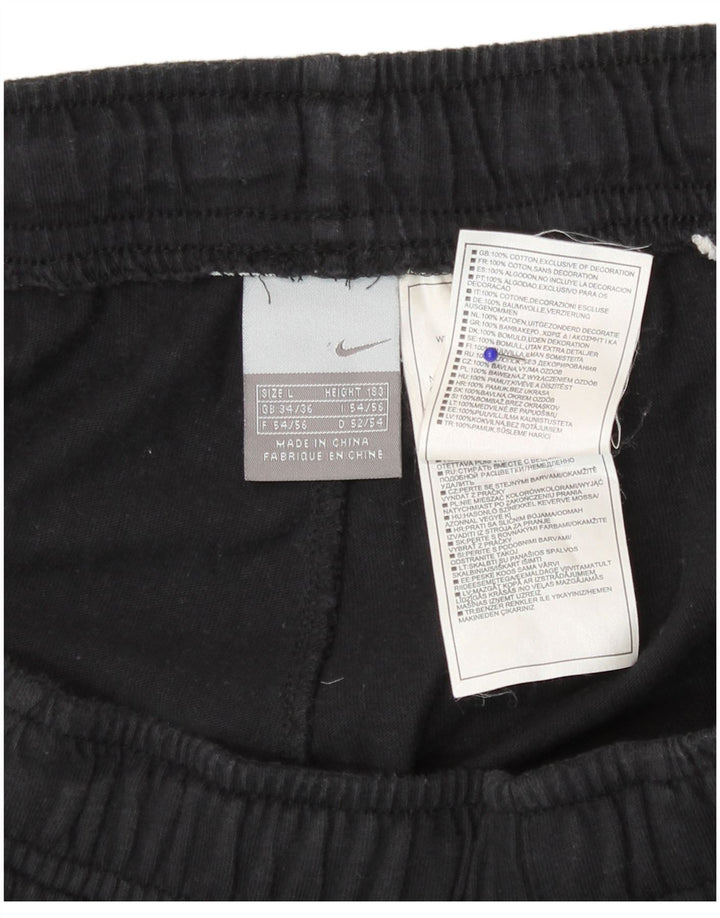 Męskie spodenki sportowe Nike, duże, czarne, bawełniane