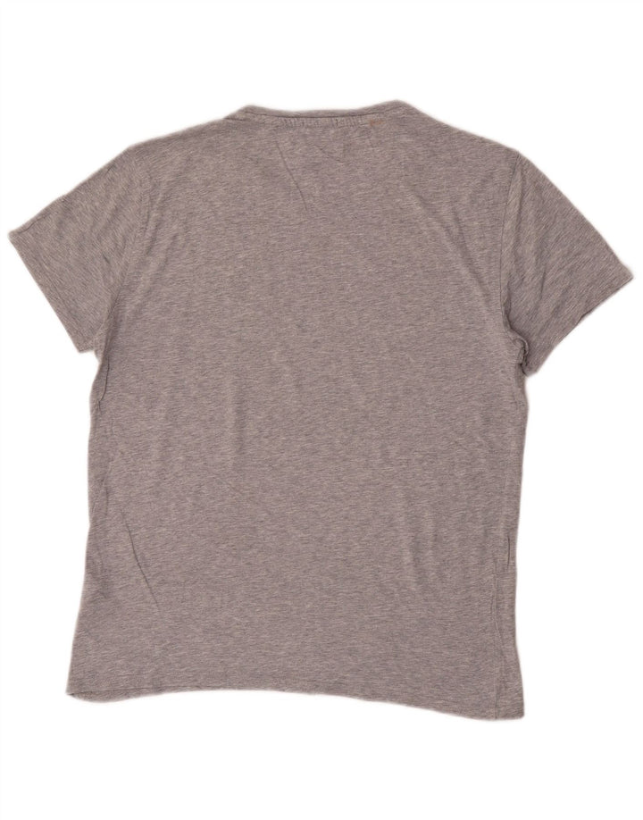 Koszulka męska Tommy Hilfiger Regular Fit, rozmiar S, szara, bawełniana