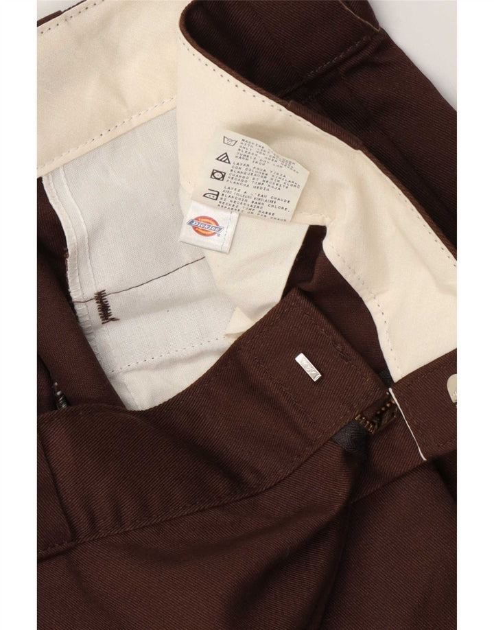 Męskie proste spodnie cargo Dickies W36 L31 Brązowy poliester