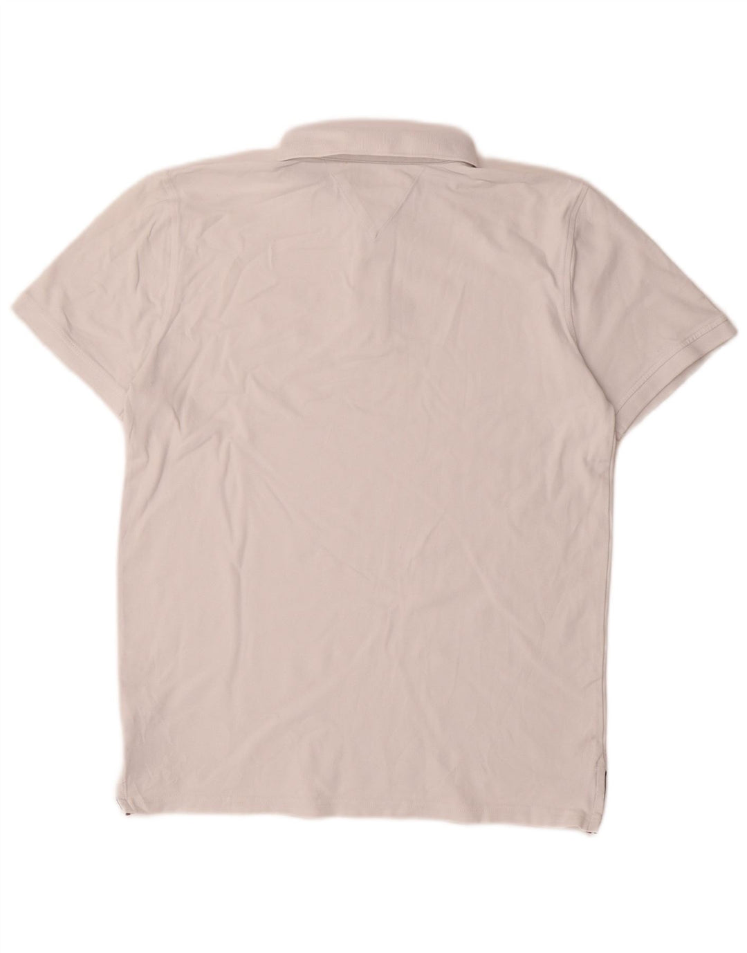 Chłopięca koszulka polo TOMMY HILFIGER 15-16 lat, biała, bawełniana