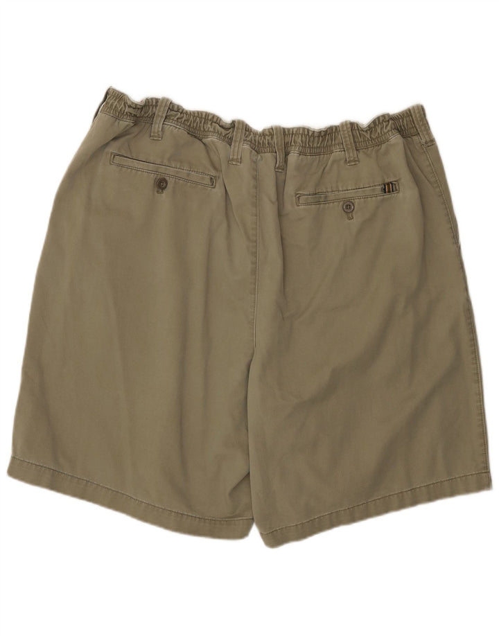 Męskie spodenki chino Eddie Bauer Tall Pegged W42 2XL, bawełna khaki