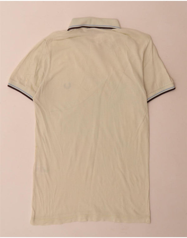 Męska koszulka polo Fred Perry, mała, zielona, bawełniana w paski