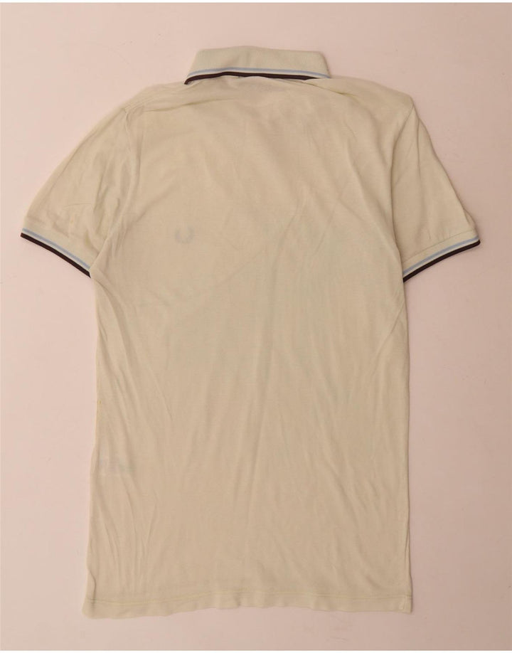 Męska koszulka polo Fred Perry, mała, zielona, bawełniana w paski