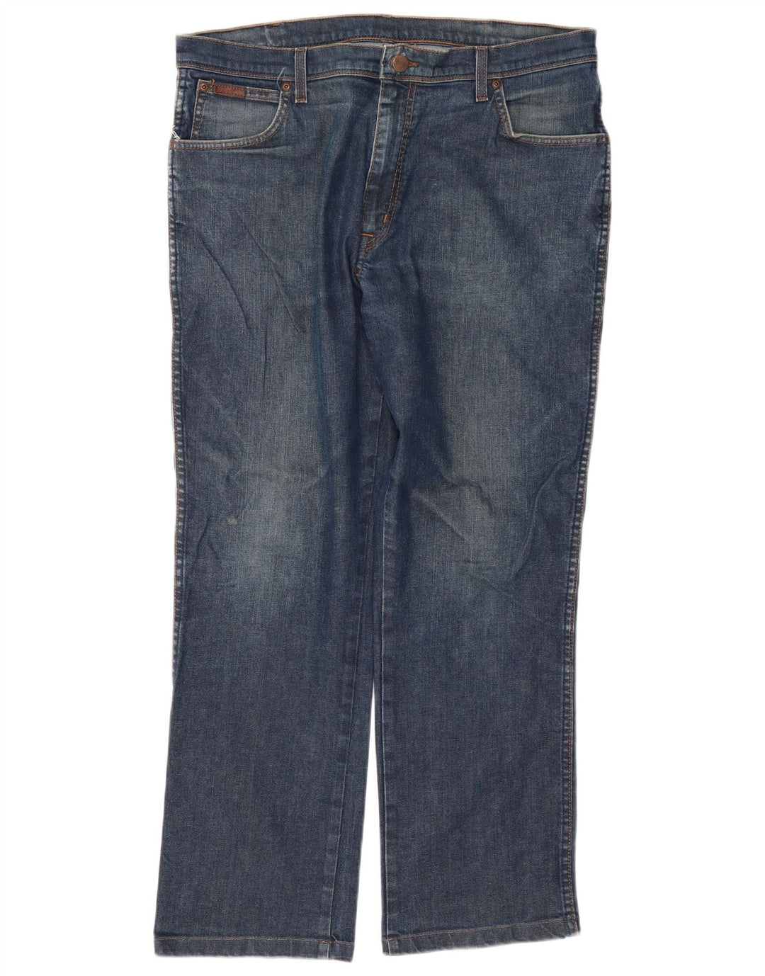 Męskie jeansy Wrangler Texas Stretch Straight W38 L29 Niebieskie, bawełniane