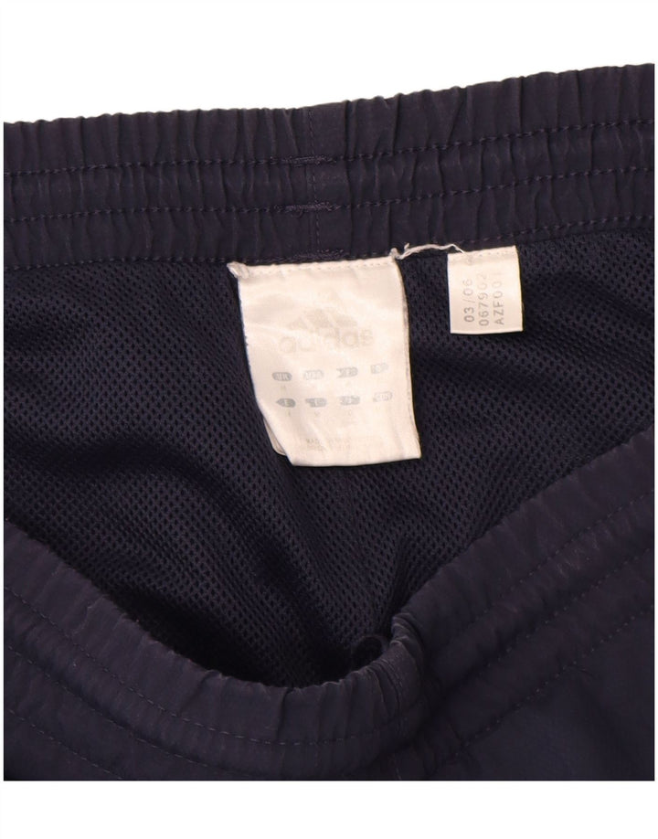 Męskie spodnie dresowe Adidas, średni granatowy nylon
