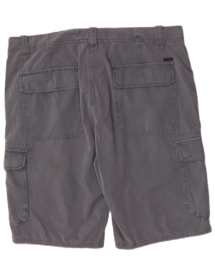 MOSSIMO Mens Cargo Shorts W36 Large Navy Blue Cotton