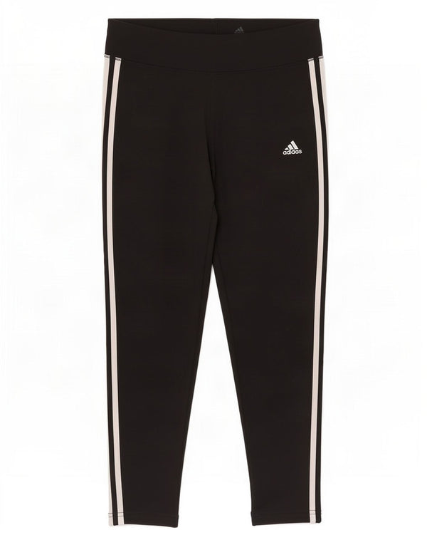 Legginsy damskie Adidas UK 16/18, duże, czarne, poliestrowe