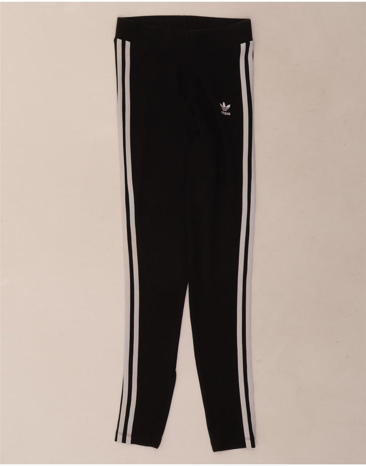 Legginsy Damskie Adidas UK 8 Małe Czarne Bawełniane