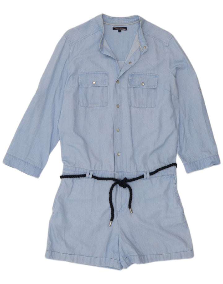 Damski kombinezon z rękawem 3/4 Tommy Hilfiger US 10, duży, niebieski, bawełniany