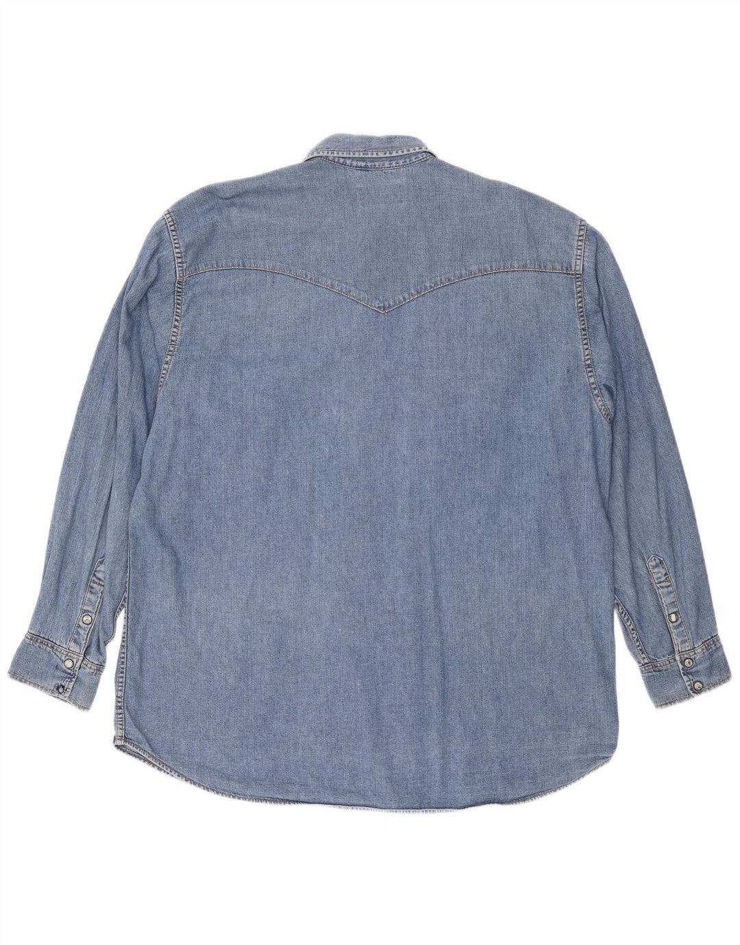 Męska koszula dżinsowa LEE 2XL, niebieska, bawełniana