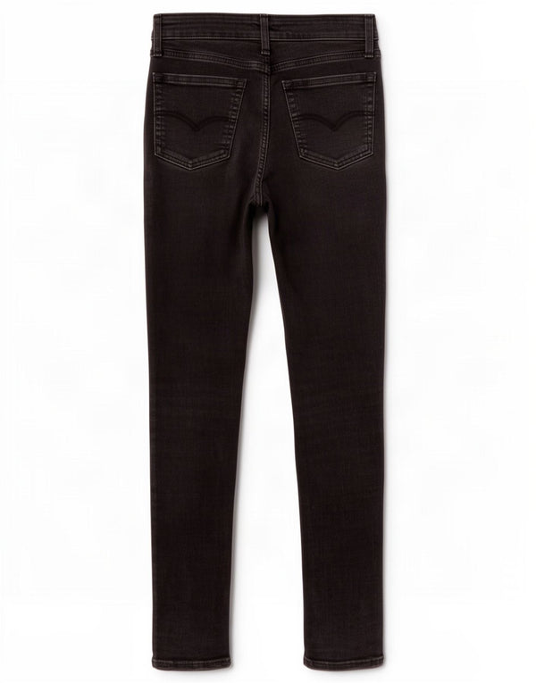 Damskie jeansy Levi's 721 z wysokim stanem W27 L32 Czarna bawełna