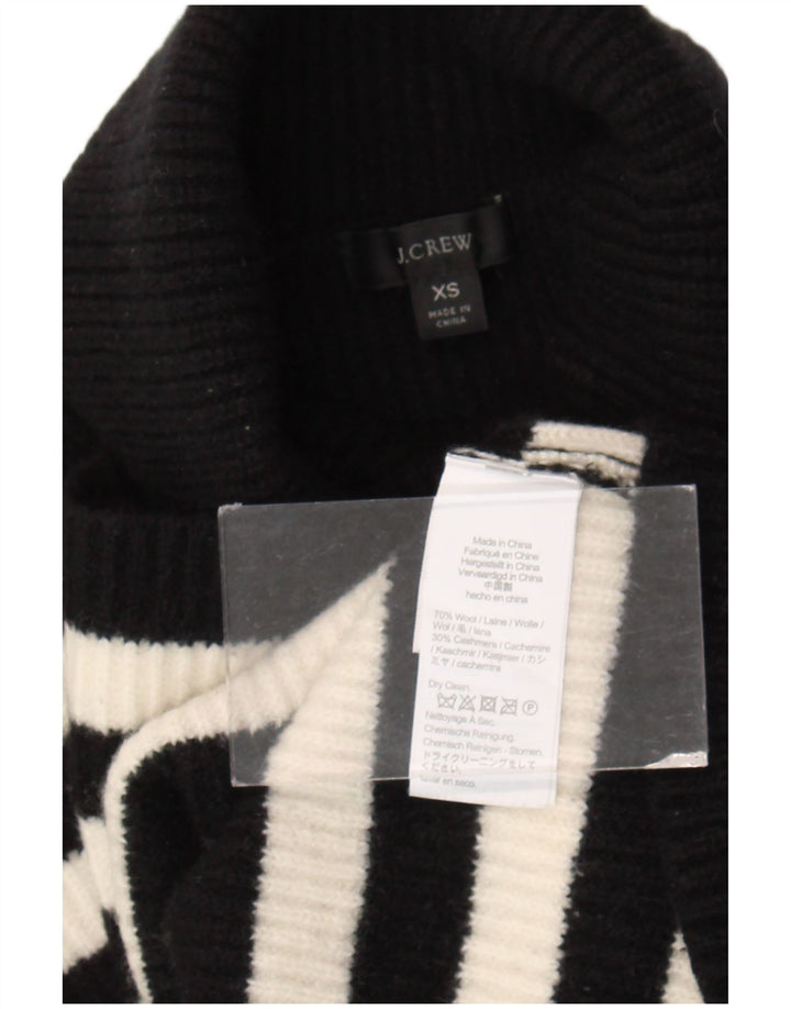 J. CREW Damski sweter oversize z okrągłym dekoltem UK 6 XS, czarny