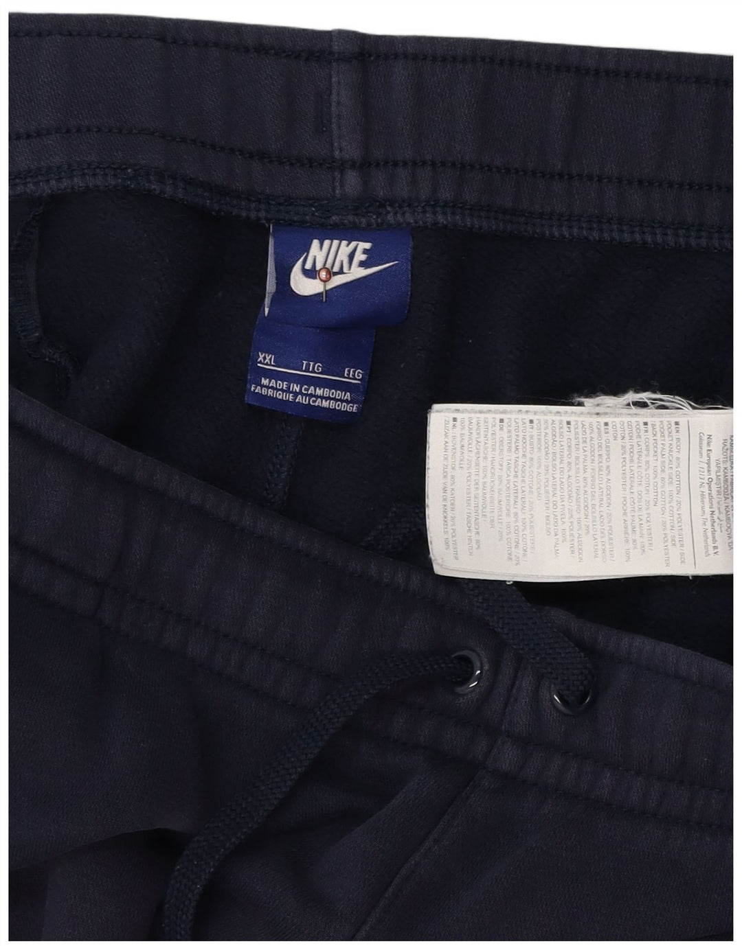 Męskie spodnie dresowe Nike Graphic Joggers 2XL Granatowe, bawełniane