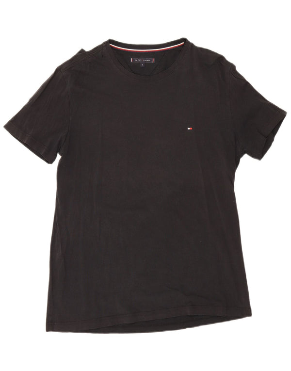T-shirt męski Tommy Hilfiger Top XL, czarny, bawełniany