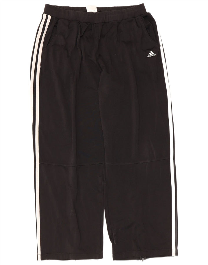 Męskie spodnie dresowe Adidas XL, czarne, poliestrowe
