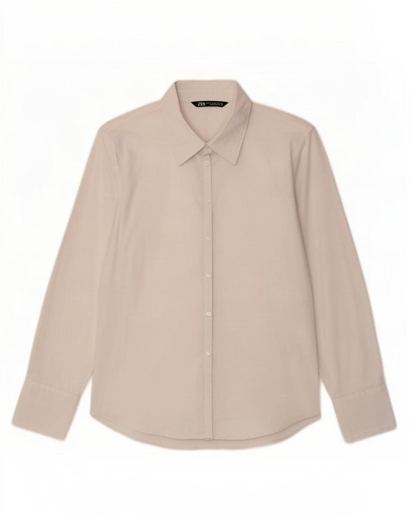 Koszula damska Zara UK 20 2XL Biała bawełna