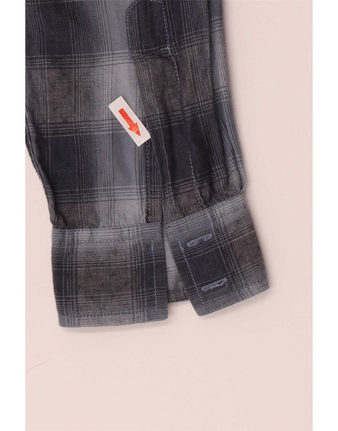 Wrangler Mens Shirt XL Blue Check Cotton