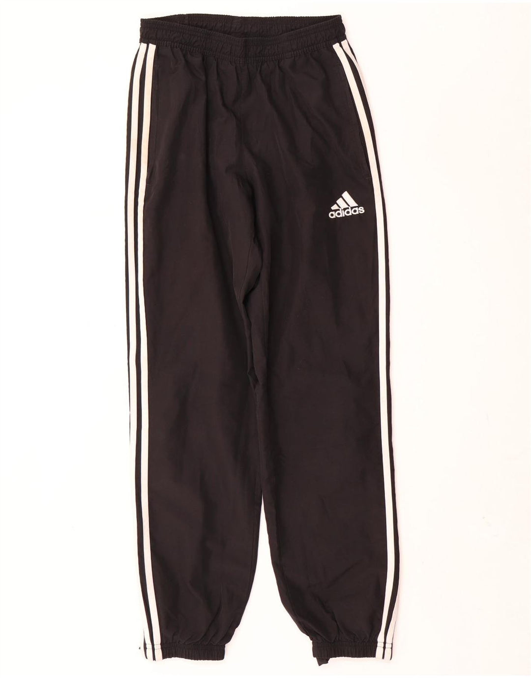 Męskie spodnie dresowe Adidas, małe, czarne, poliestrowe