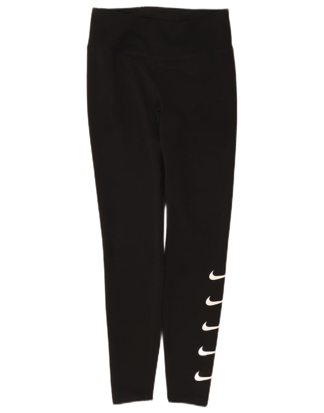 Damskie legginsy Nike Dri Fit Graphic UK 10, małe, czarne, poliestrowe