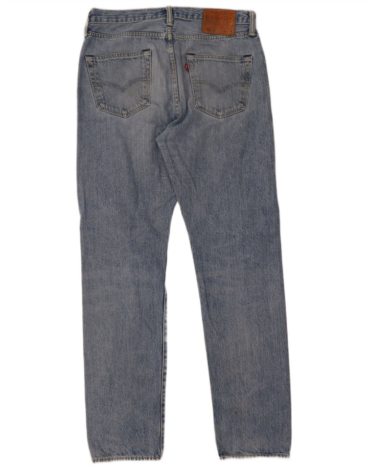 Męskie jeansy Levi's 501 CT Straight W30 L32 Niebieskie bawełniane