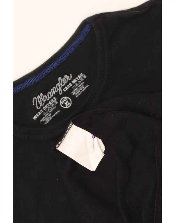 T-shirt męski Wrangler Top XL, granatowy, bawełniany