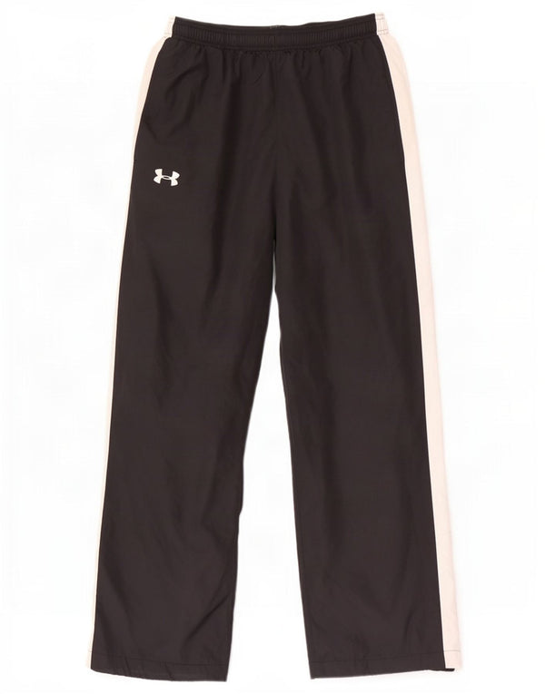Męskie spodnie dresowe Under Armour XL, czarne, z blokami kolorów, poliestrowe