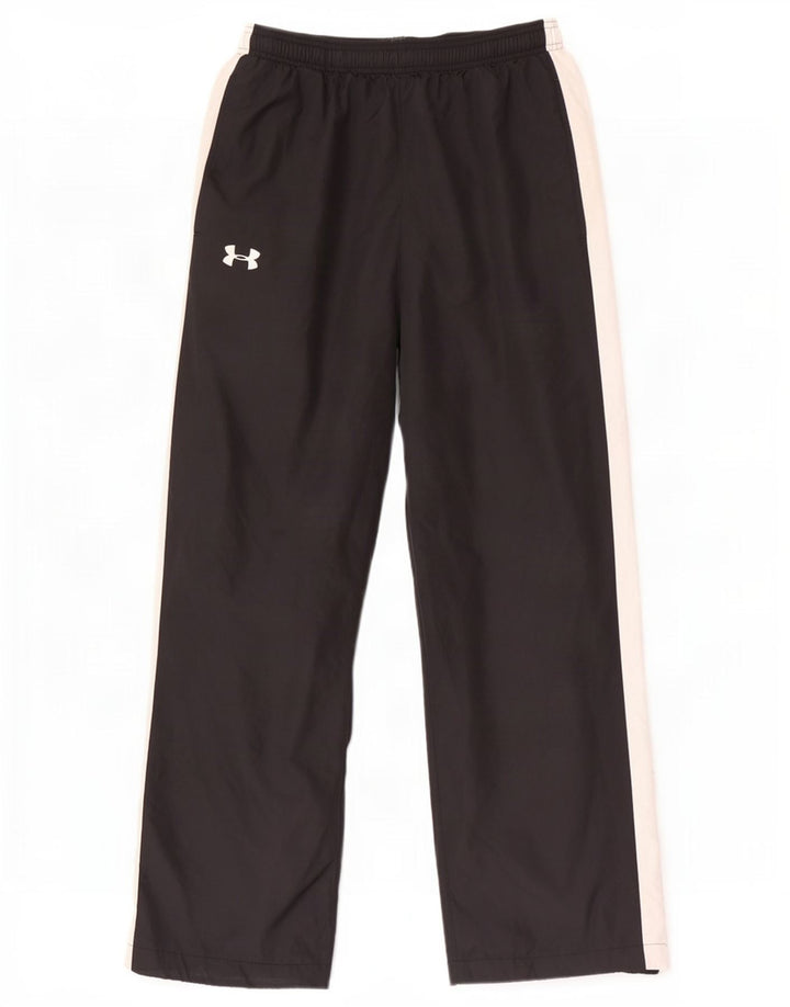 Męskie spodnie dresowe Under Armour XL, czarne, z blokami kolorów, poliestrowe