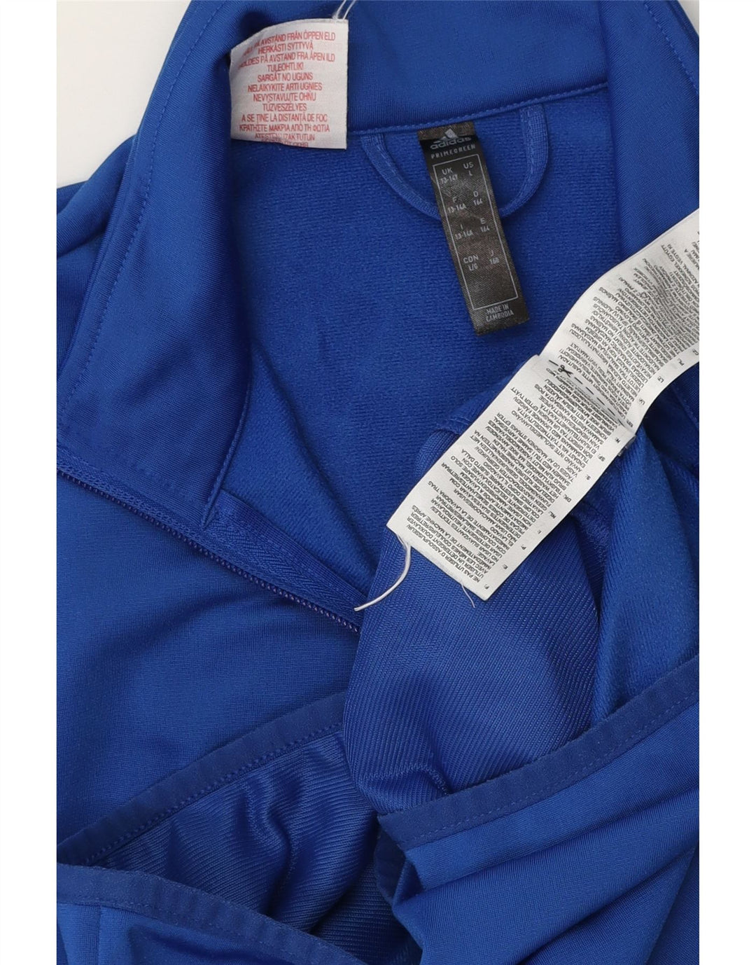 Chłopięca bluza dresowa Adidas z grafiką, 13-14 lat, niebieska, poliestrowa