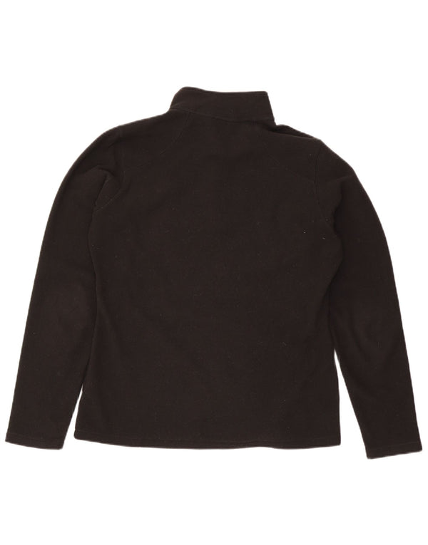 Damski sweter polarowy The North Face z zamkiem błyskawicznym, UK 16, duży, czarny poliester