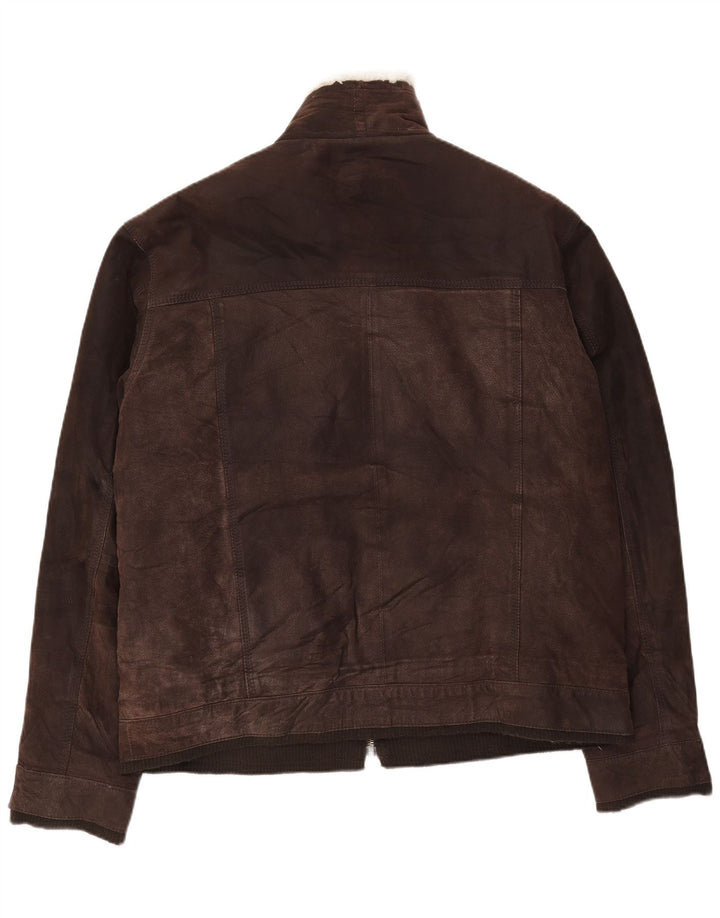 Conbipel Męska kurtka skórzana Sherpa IT 56 2XL Brązowa skóra