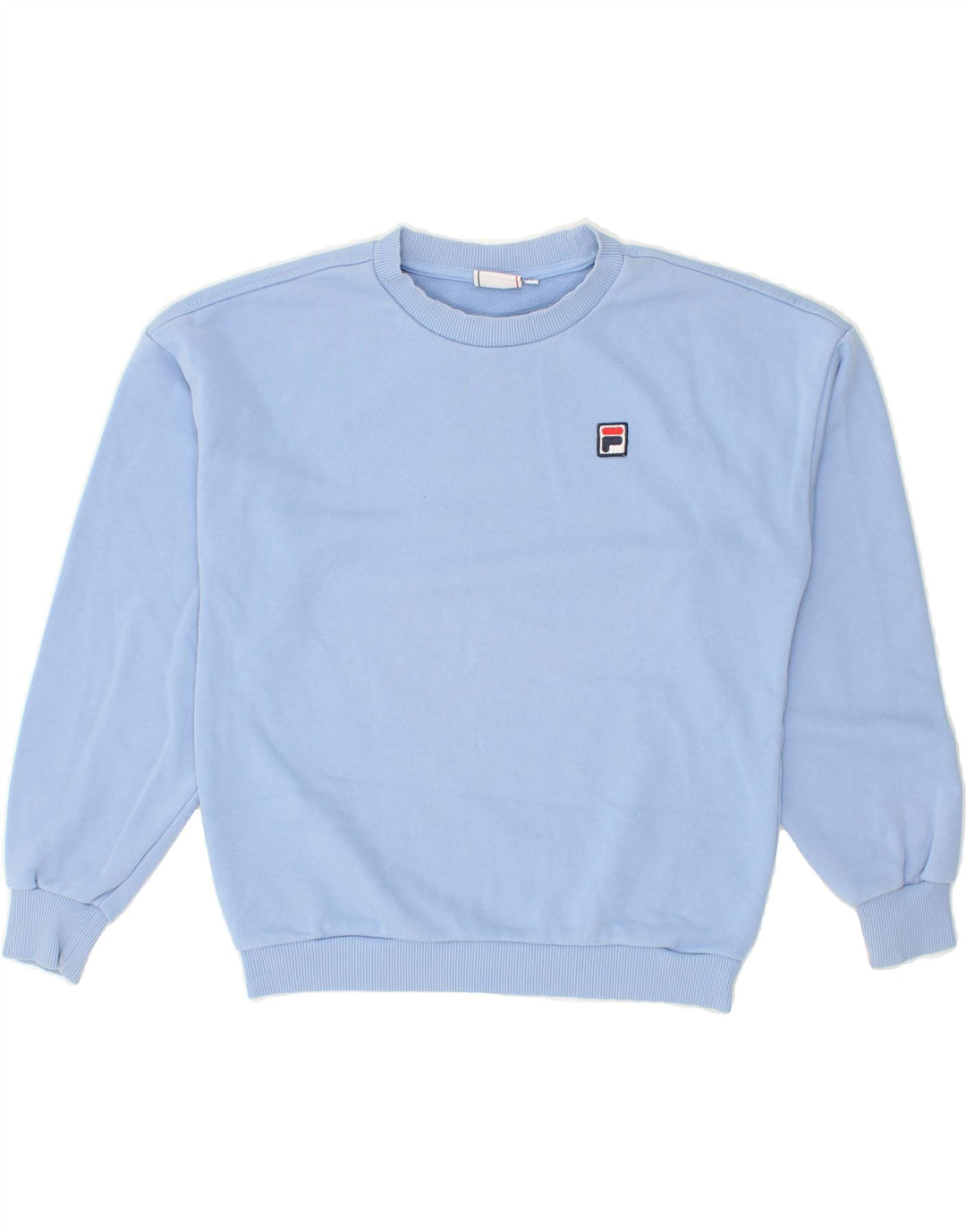 FILA Womens Sweatshirt Jumper UK 8 Small Blue Cotton Vintage Fila and Second-Hand Fila from Messina Hembry 