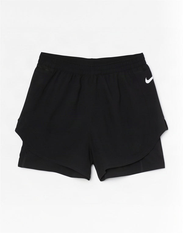 Damskie spodenki sportowe Nike Dri Fit UK 12, średni czarny poliester