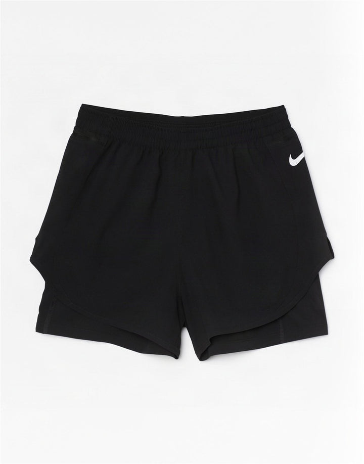 Damskie spodenki sportowe Nike Dri Fit UK 12, średni czarny poliester