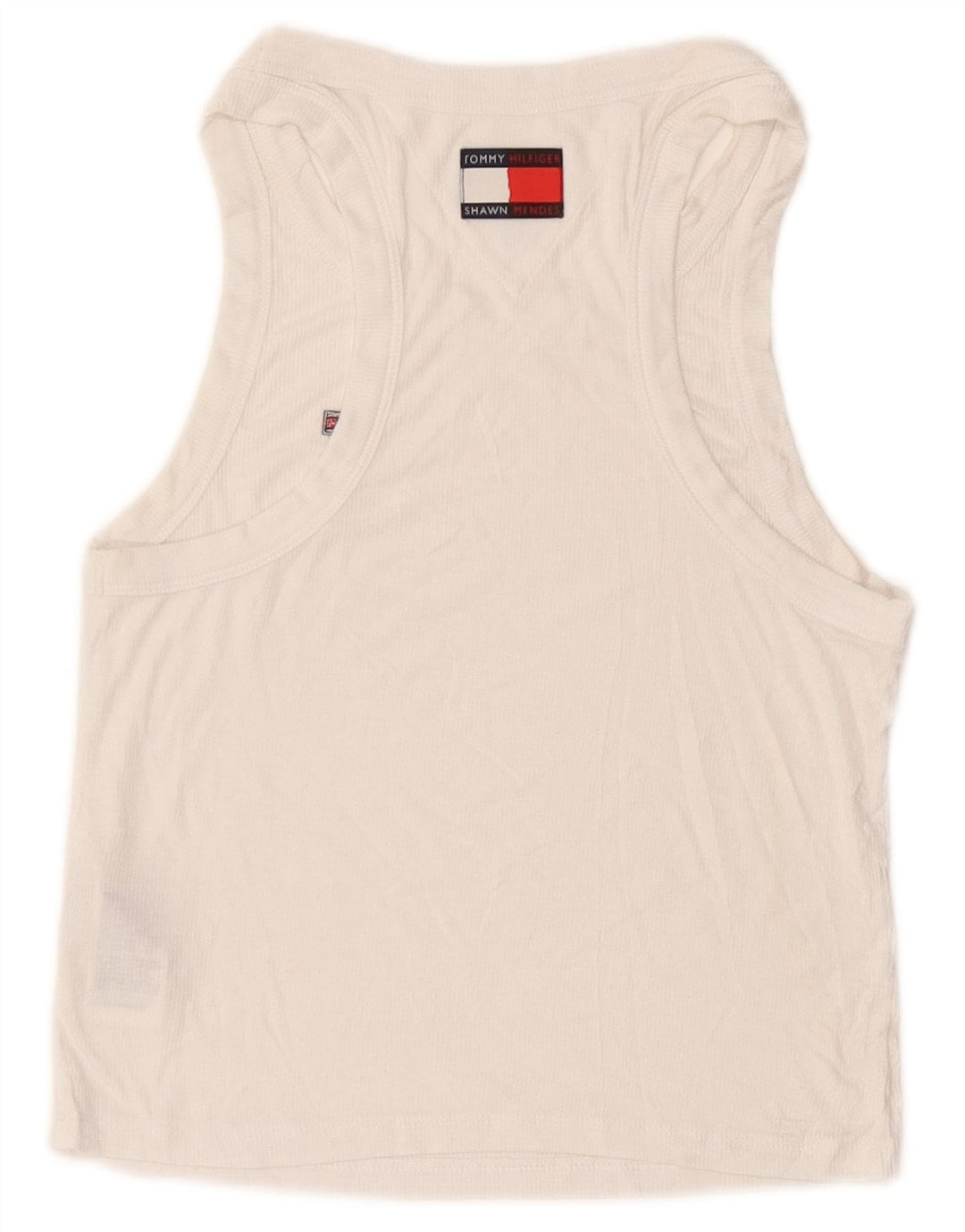 Damska kamizelka krótka Tommy Hilfiger UK 12 Medium White Modal