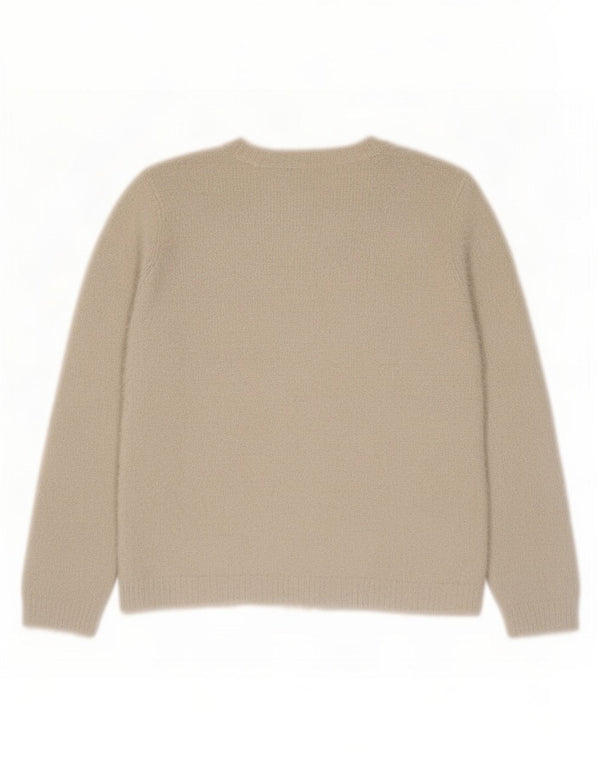 Marks & Spencer Damski sweter z wycięciem pod szyją, UK 18 XL w kolorze złamanej bieli