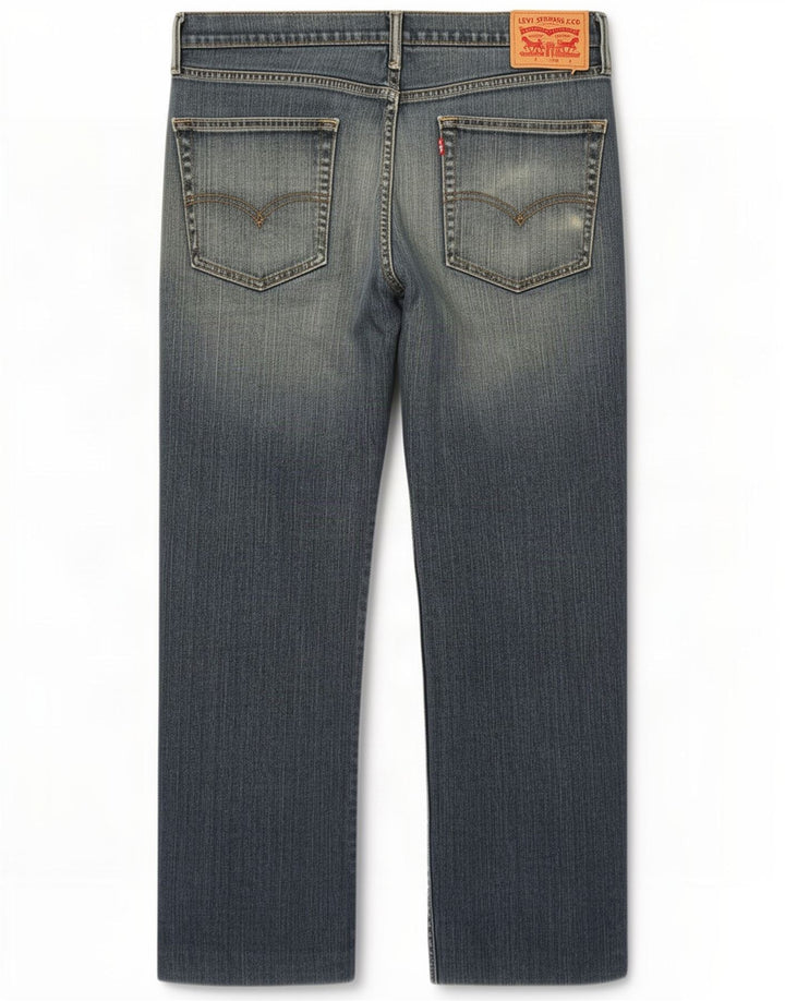 Męskie proste dżinsy Levi's W36 L27 Niebieskie