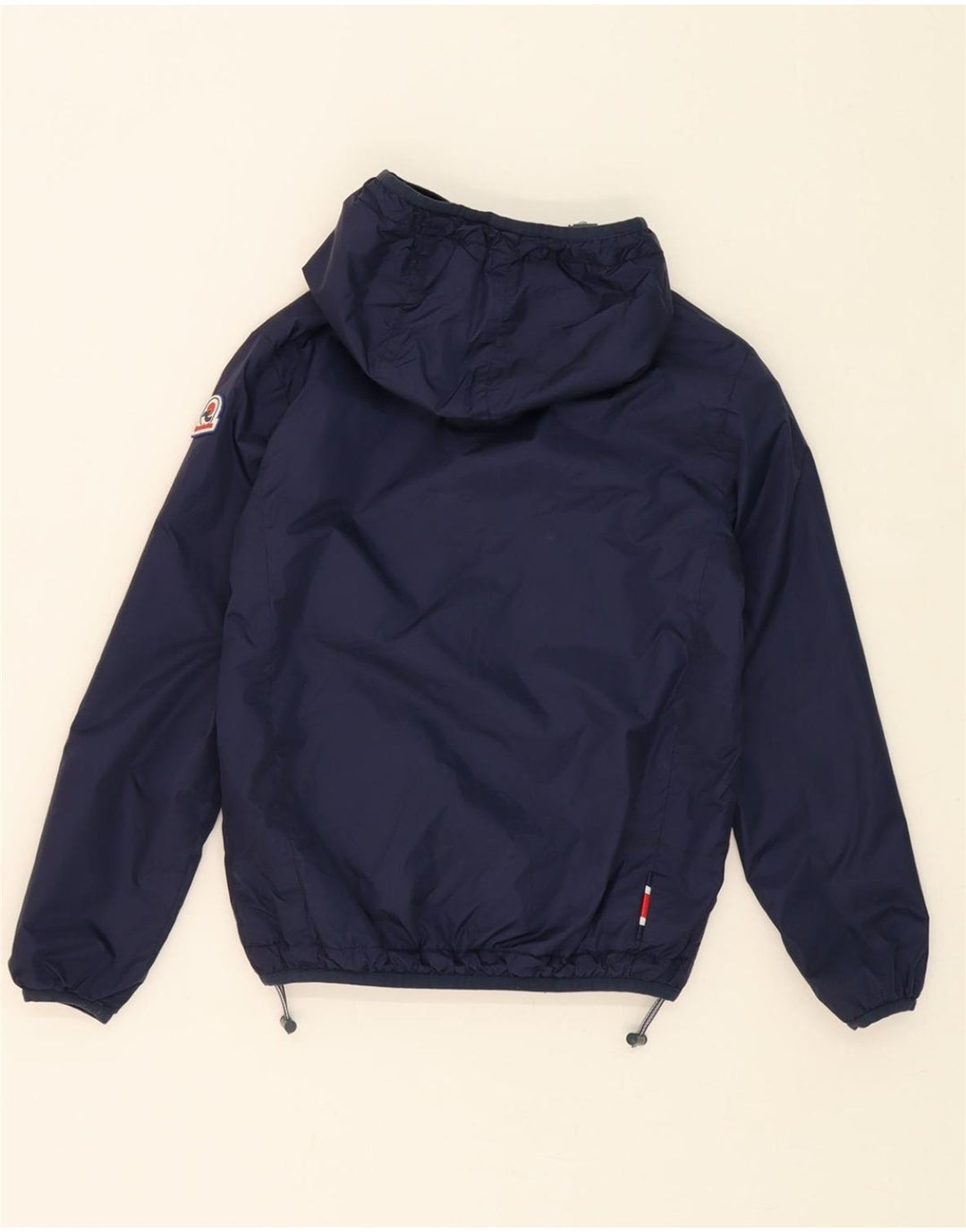INVICTA Boys Hooded Reversible Jacket 9-10 Years Navy Blue Polyester Vintage Invicta and Second-Hand Invicta from Messina Hembry 