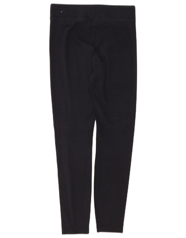 Damskie legginsy NIKE Graphic UK 14, średnie czarne, bawełniane