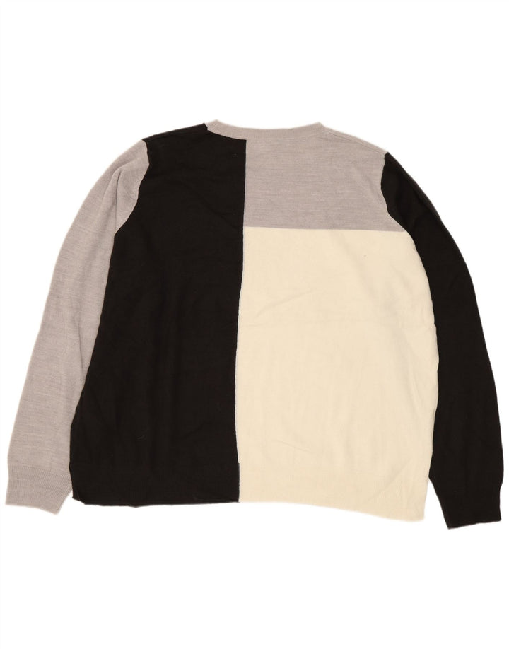 MARKS & SPENCER Damski sweter z dekoltem w łódkę, UK 18 XL, wielokolorowy