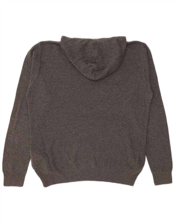Męski sweter z kapturem Zara XL, szary