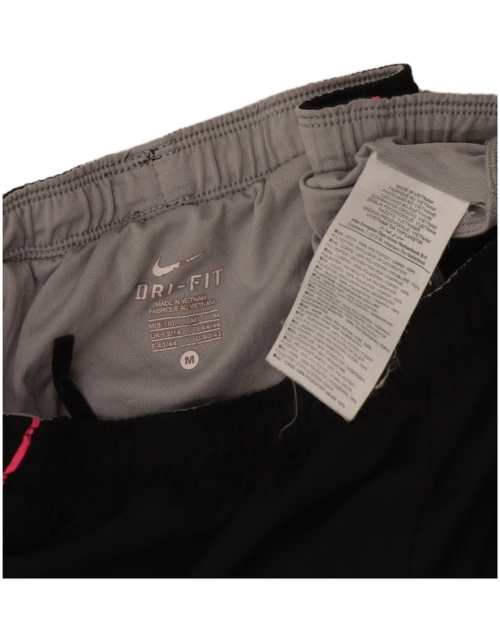 Damskie spodenki sportowe Nike Dri Fit UK 12/14, średni czarny poliester
