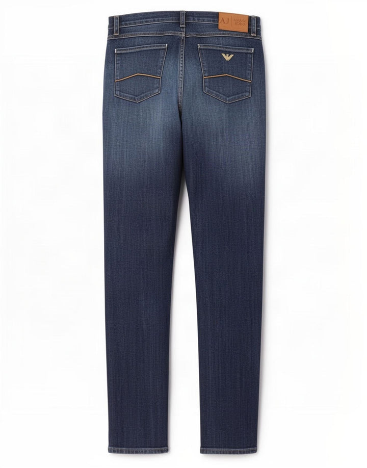 Damskie jeansy Armani Slim W27 L30 Niebieskie